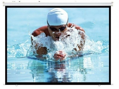 Large PROJECTION SCREEN CEILING WALL 200X200cm 112" HDREADY