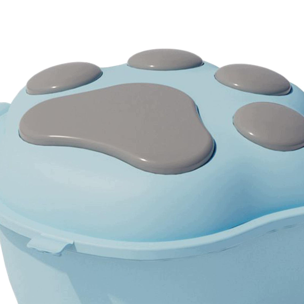 Large Pet Dog Food Storage Container, Rice Case Grains Kitchen Sealed Blue Packaging status original