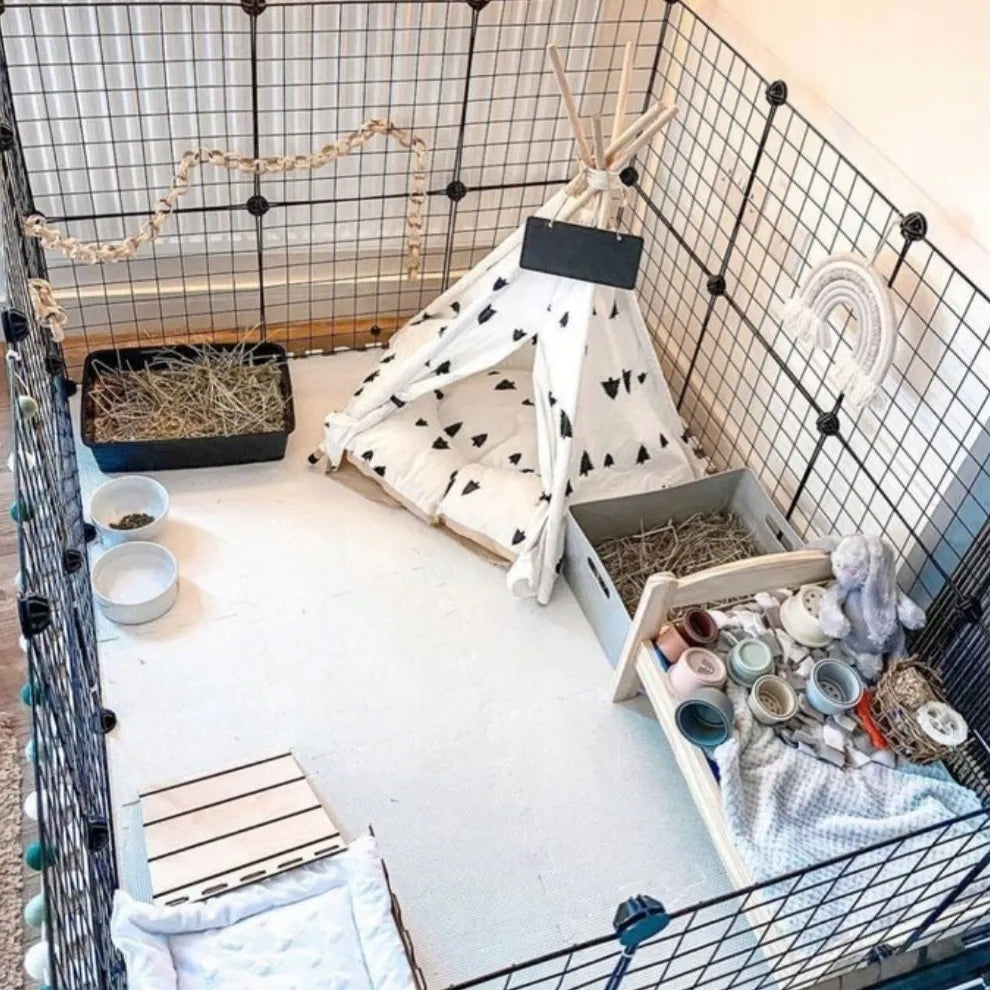 Large Playpen Modular Cage 30 cm Product width 32 cm