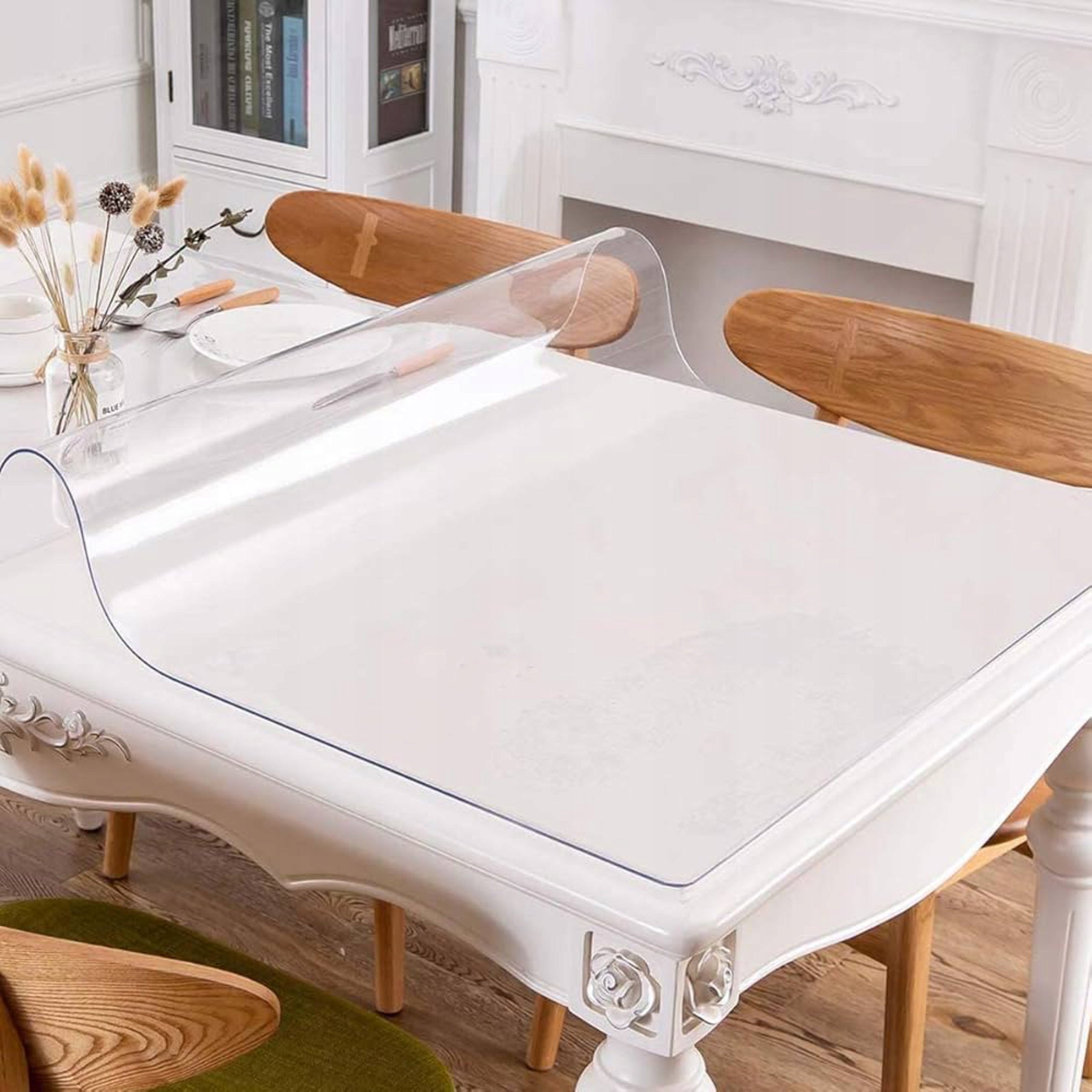Large Protective Mat Desk Pad Table Top 110x2000cm Transparent For desk