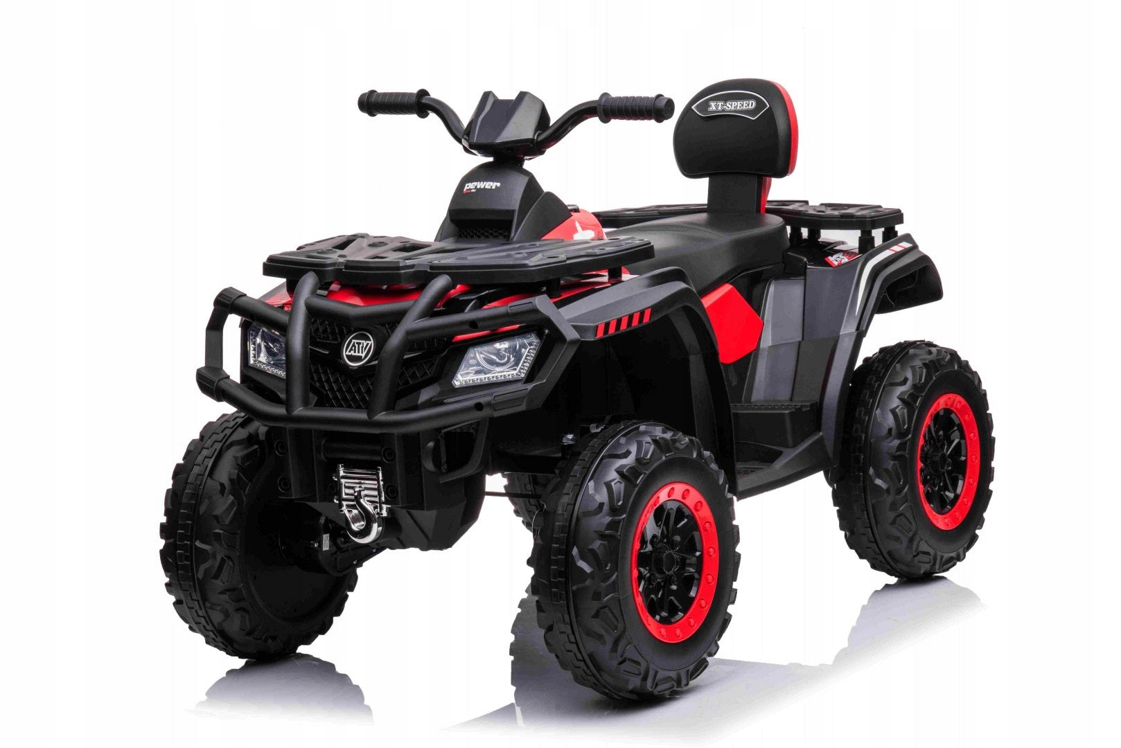 Large Quad XT-SPEED Battery Pack 4X4 24 Volts Powerful 4x80Watt Red