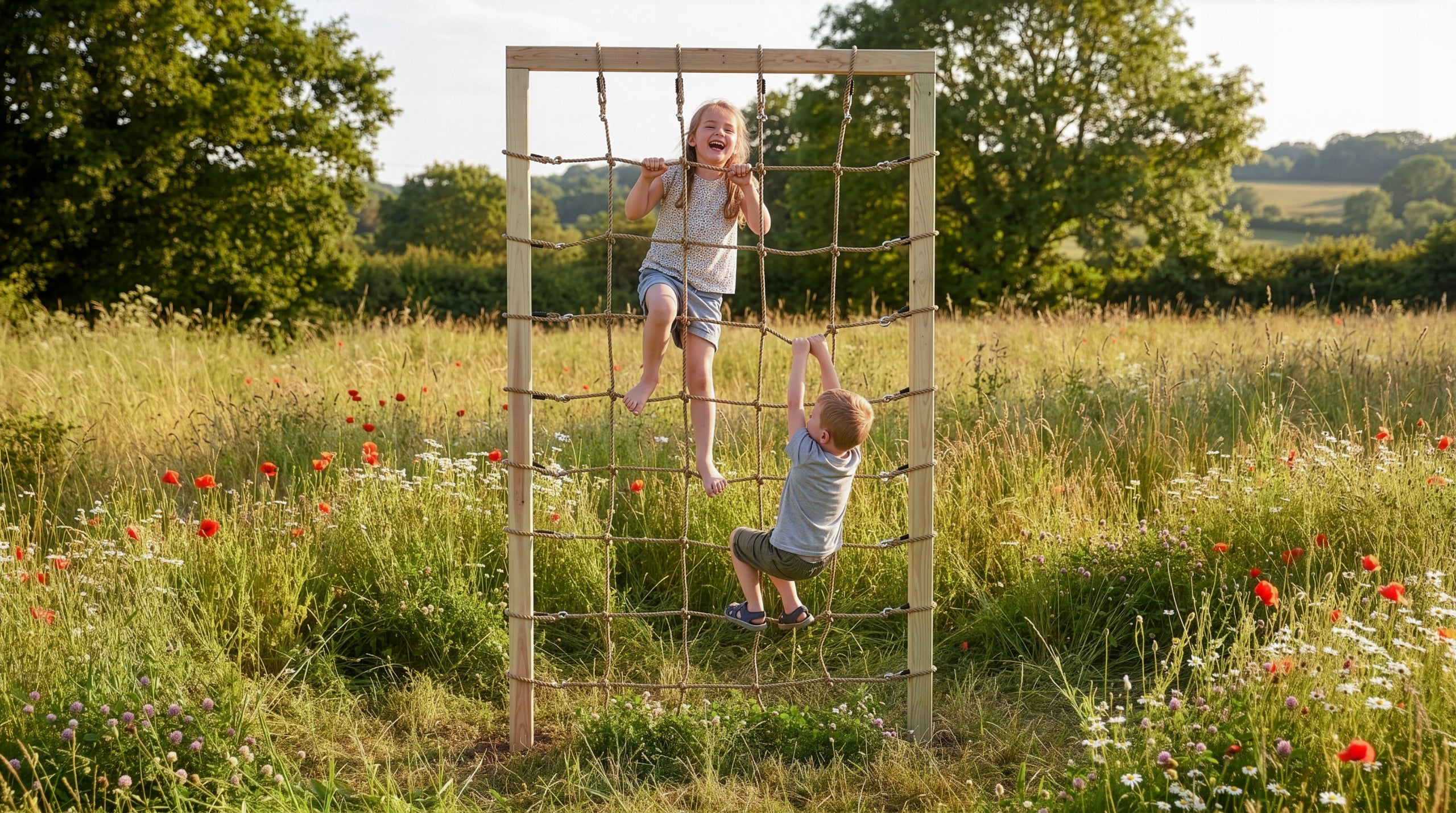Large Rope Climbing Net for Children Climbing Children 4308 Character/Title Bob the Builder