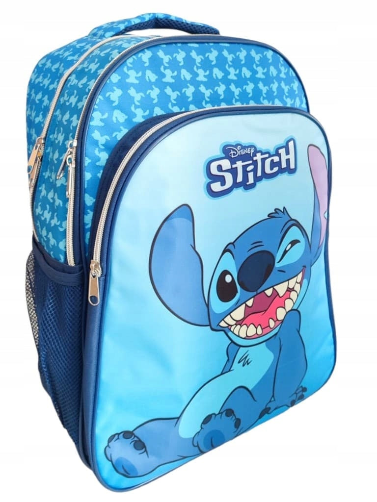 Large School Backpack Three Chamber Kids Stitch Brand Difuzed
