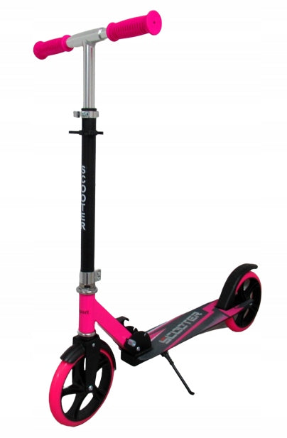 Large Scooter H5 Folding R-Sport 200mm to 100 kg Color pink