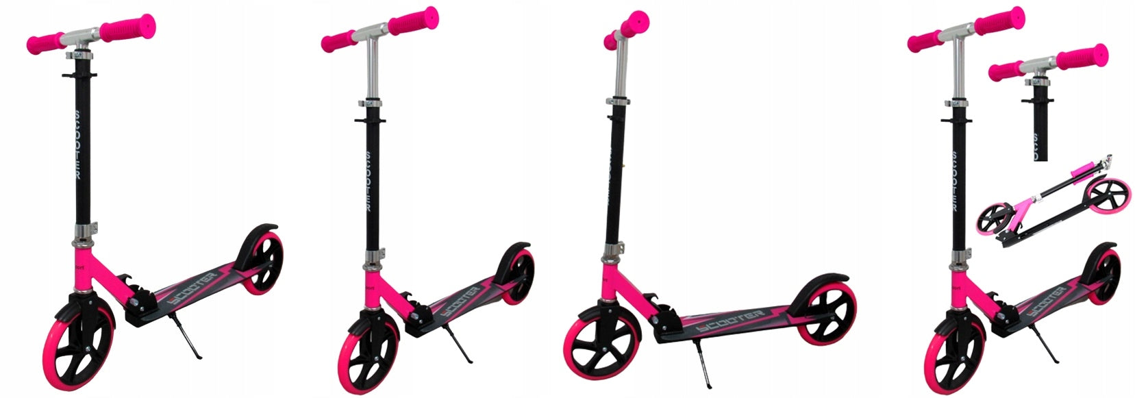Large Scooter H5 Folding R-Sport 200mm to 100 kg Number of wheels 2