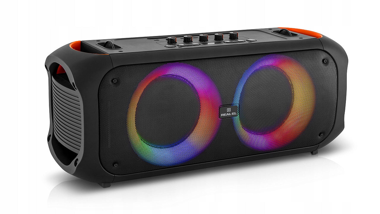 Large Speaker REAL-EL X-795 70W LED, Bluetooth TWS 5.3, AUX, USB, KARAOKE Packaging status original