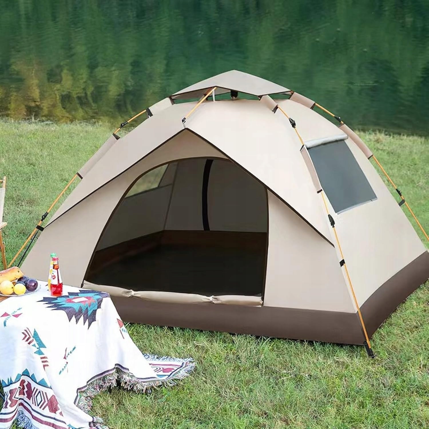 Large Strong Camping Hiking Tent Family 3 Person Breathable Manufacturer code SV-WS0020