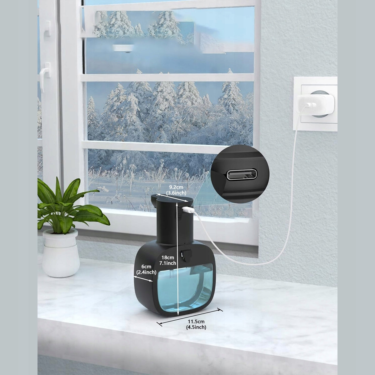 Large Touchless Automatic Gel Soap Dispenser USB Liquid Dispenser Brand no brand
