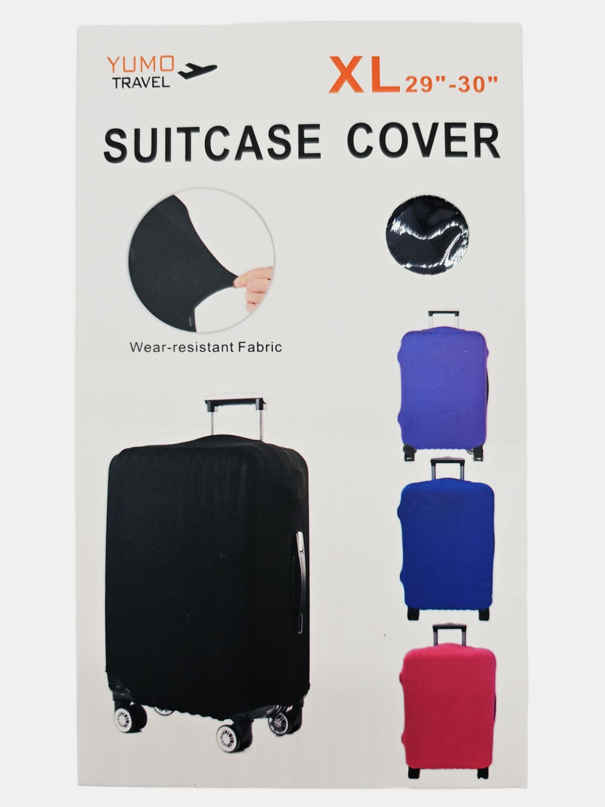 Large Travel Suitcase Cover Protective Luggage Pouch Large XL Navy Blue Color blue