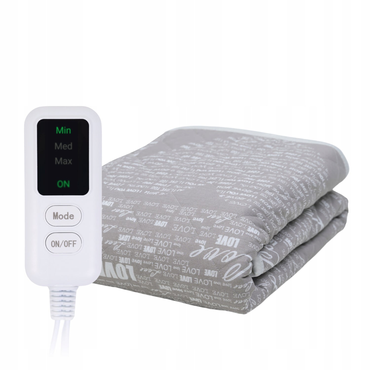 Large Warm Blanket Electric Heating Soft Heating Mat 150x80cm, blanket Color gray