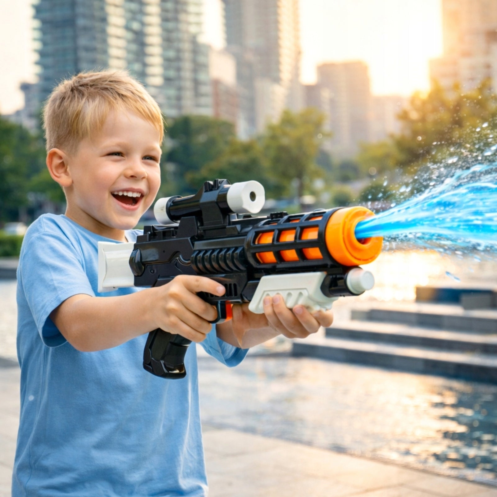 Large Water Gun 49cm Water Cannon Dog For Children 3 Garden Summer LT Kid's age 3＋ years