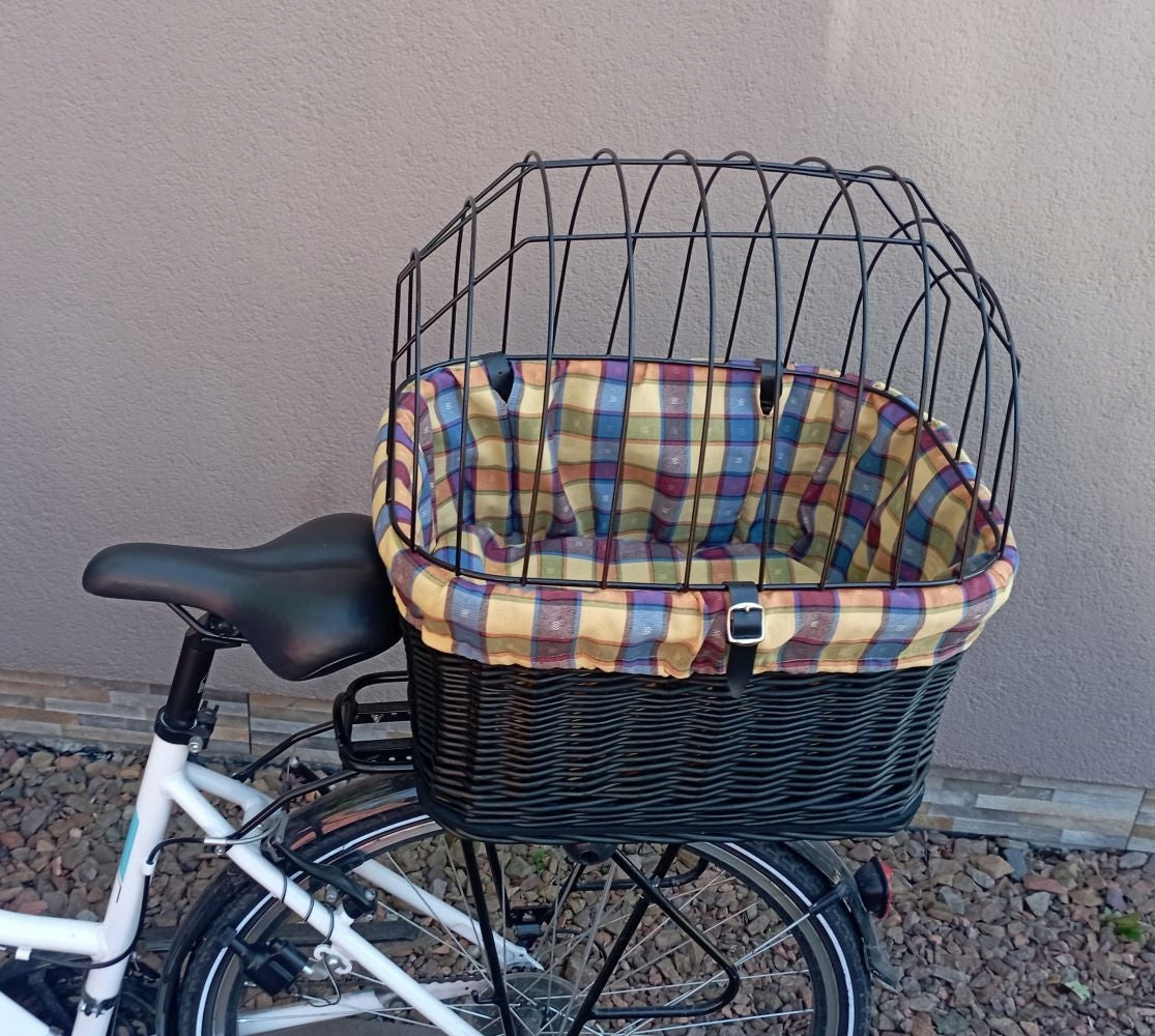 Large Wicker Basket for Bike TRANSPORTER for Dog Rack with Cartridge Manufacturer code BAG 54