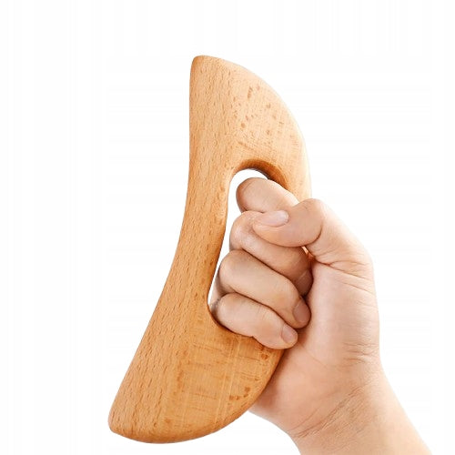 Large Wooden Anti-Cellulite Massager Massage Oil Gift for Her Medical device no