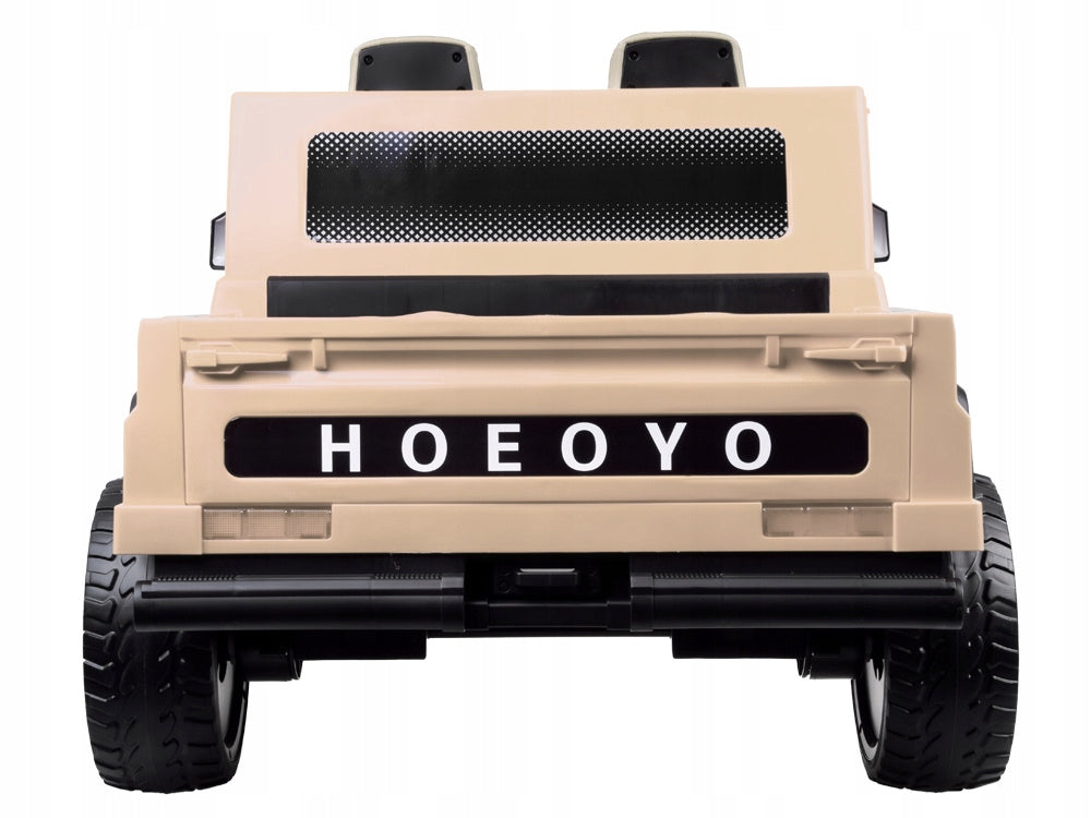 Large car PICKUP for electric battery for children 2os 4x4 pack PA0329 Color beige