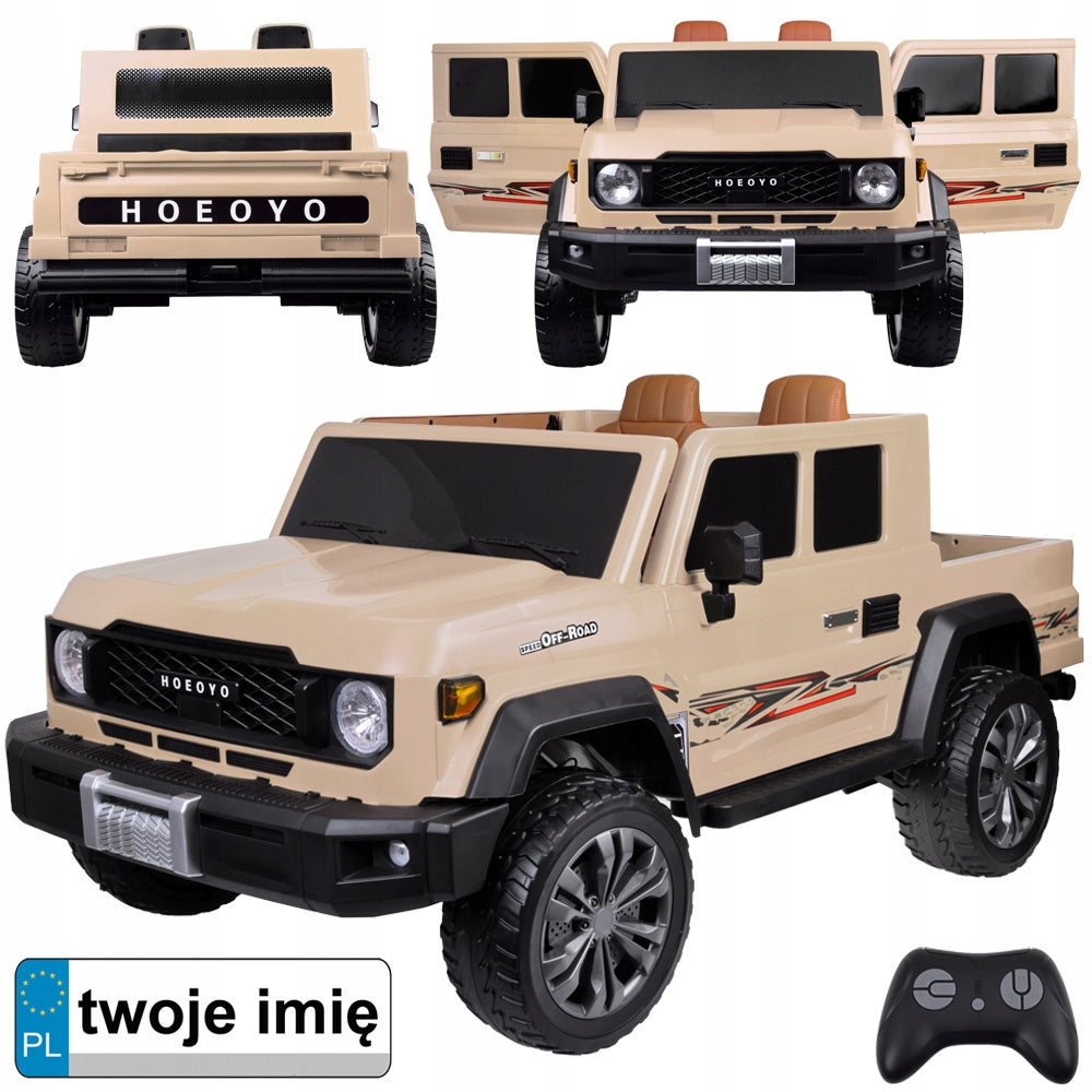 Large car PICKUP for electric battery for children 2os 4x4 pack PA0329