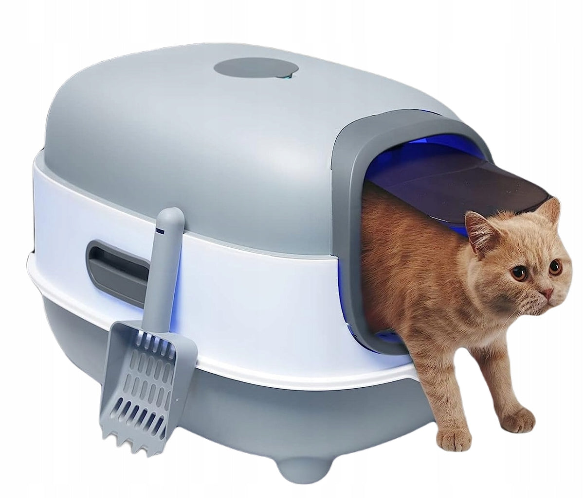 Large cat litter box with filter (F052)
