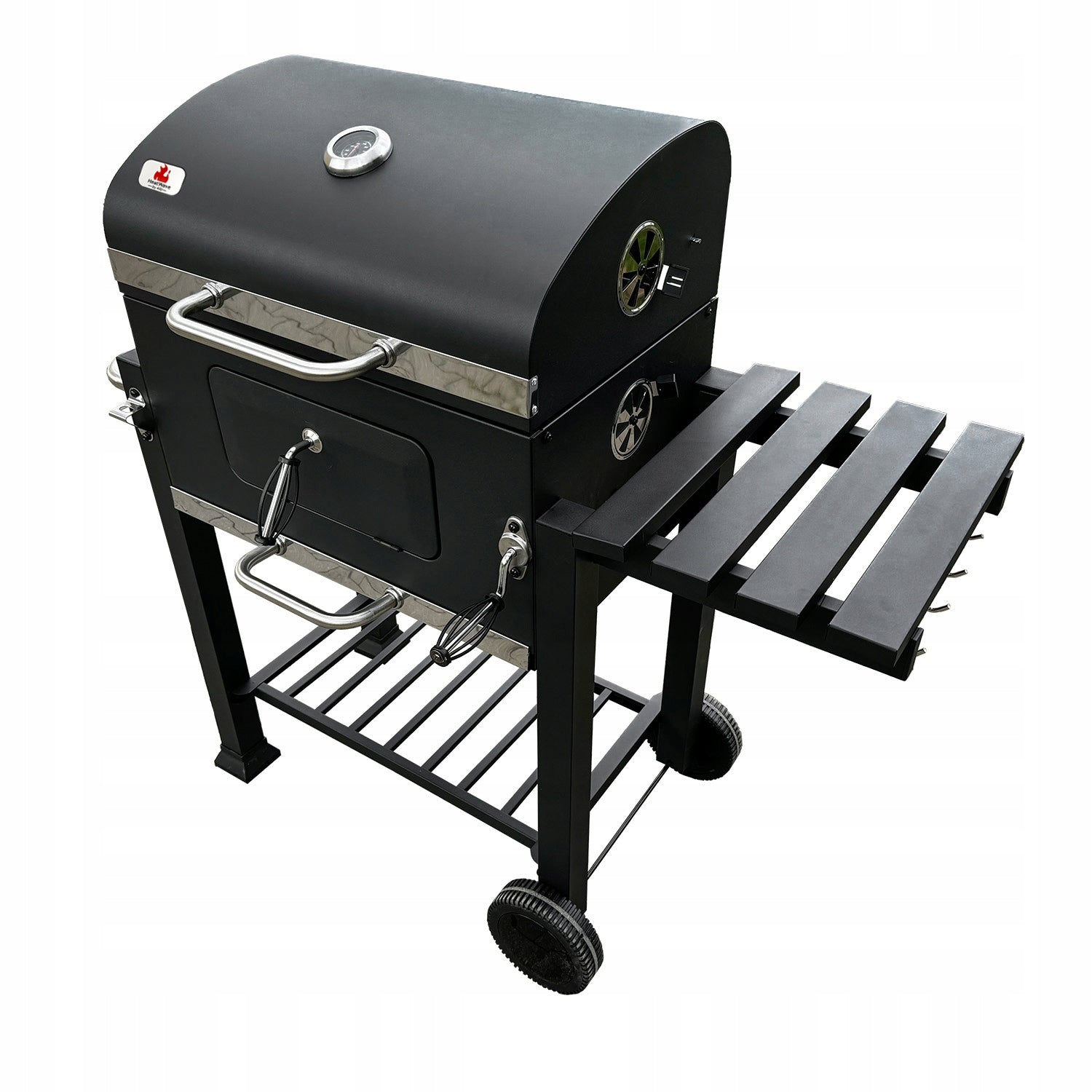 Large charcoal grill cast iron grate 113,5x50x107 cm garden XXL with lid Manufacturer code Z006449