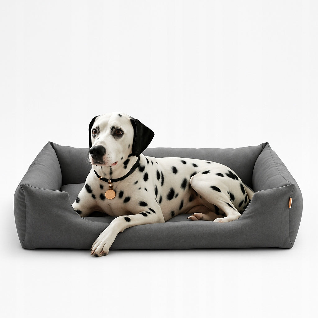 Large dog bed 125x90 XXXL comfortable couch playpen mattress GRAPHITE Packaging status original