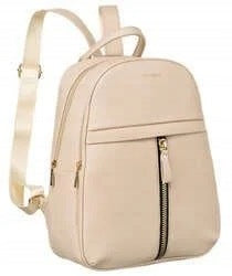 Large, fashionable women's backpack made of eco leather - Peterson