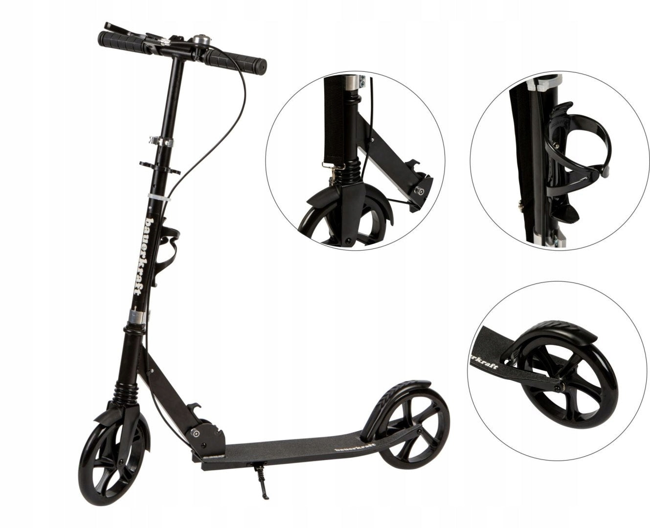 Large folding scooter 95-105cm handbrake Packaging status original
