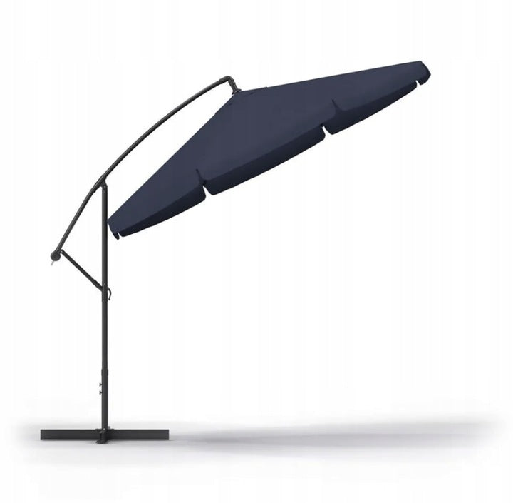 Large garden umbrella 300 cm foldable with boom and cover GRANAT Diameter/width 295 cm
