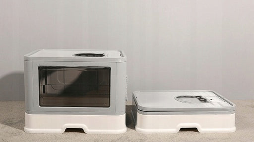 Large litter box with drawer + covered spatula (F010) Manufacturer code F010