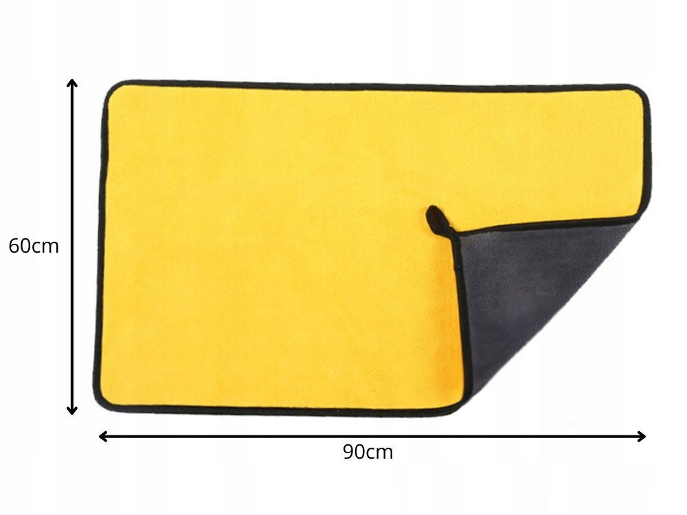 Large microfiber cloth for car universal glass 60x90 cm absorbent Packaging status original