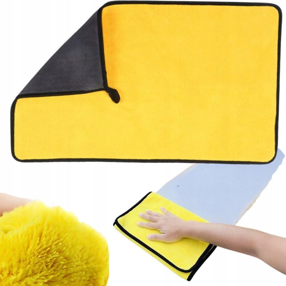 Large microfiber cloth for car universal glass 60x90 cm absorbent