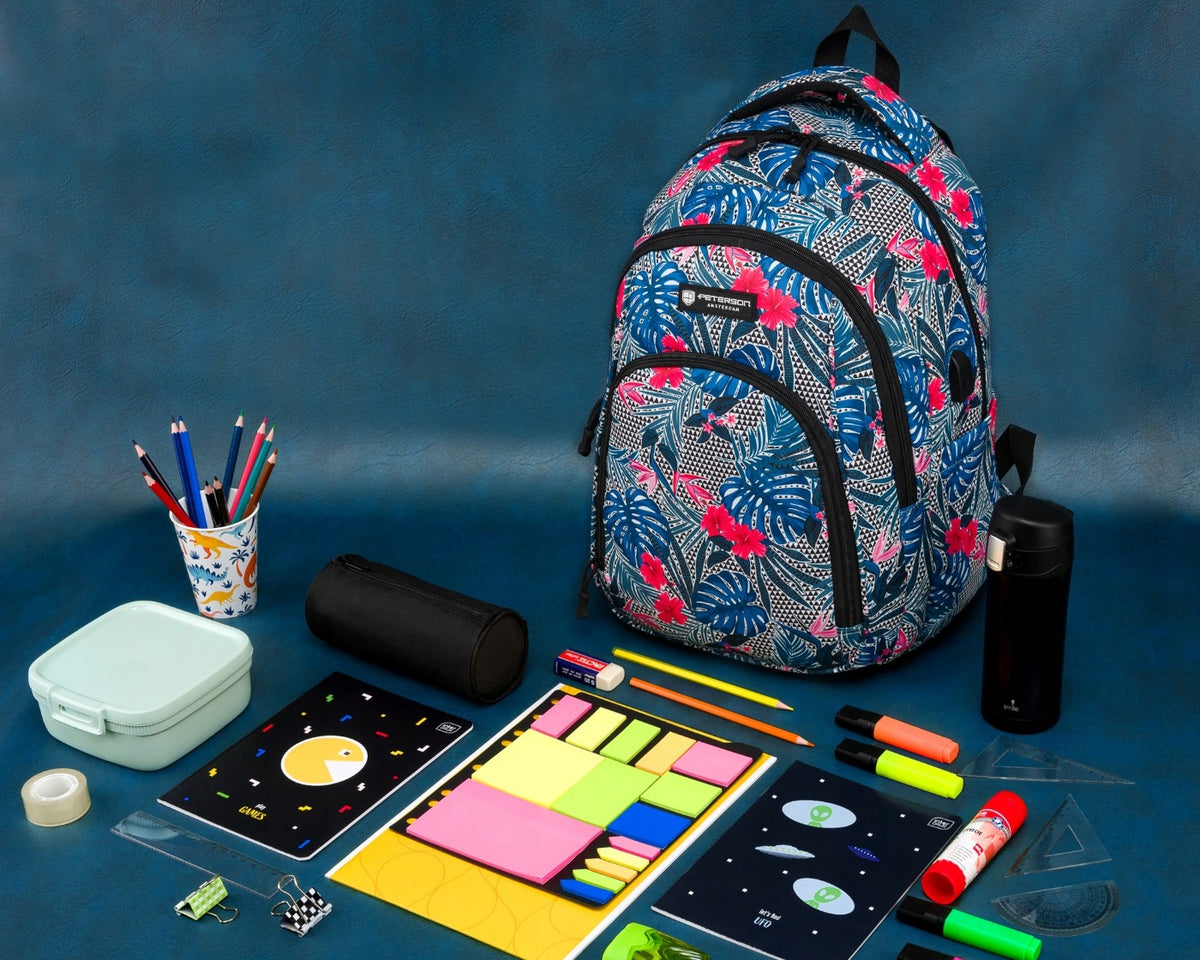 Large school backpack A4 sports for girls women USB port PETERSON Packaging status original