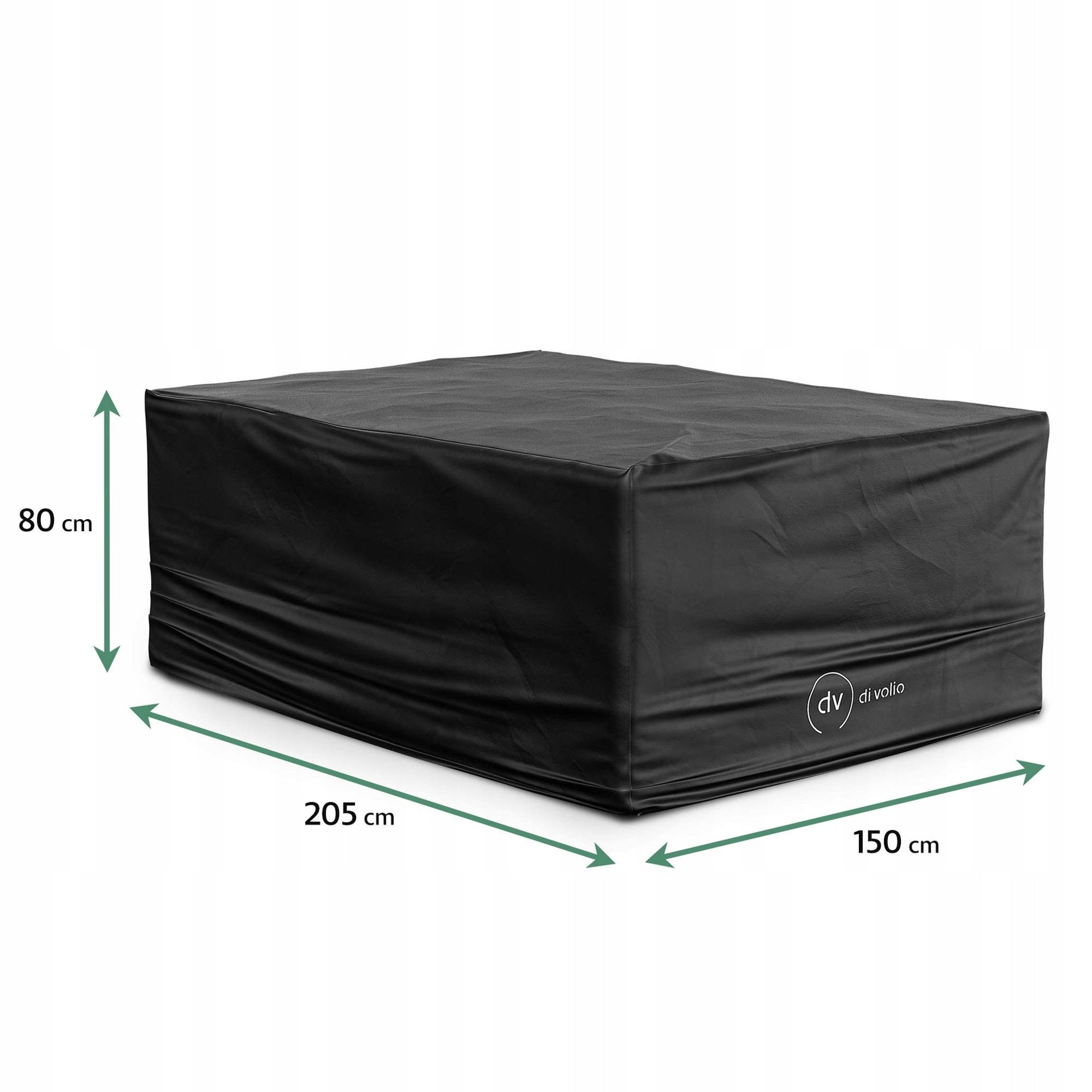 Large strong protective cover 205x150x80 for garden furniture with puller Manufacturer di volio
