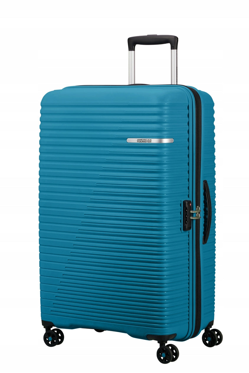 Large suitcase AMERICAN TOURISTER 79cm 101L POLYPROPYLENE TSA 360° enlarged Manufacturer code 002-0ME50-0915-21