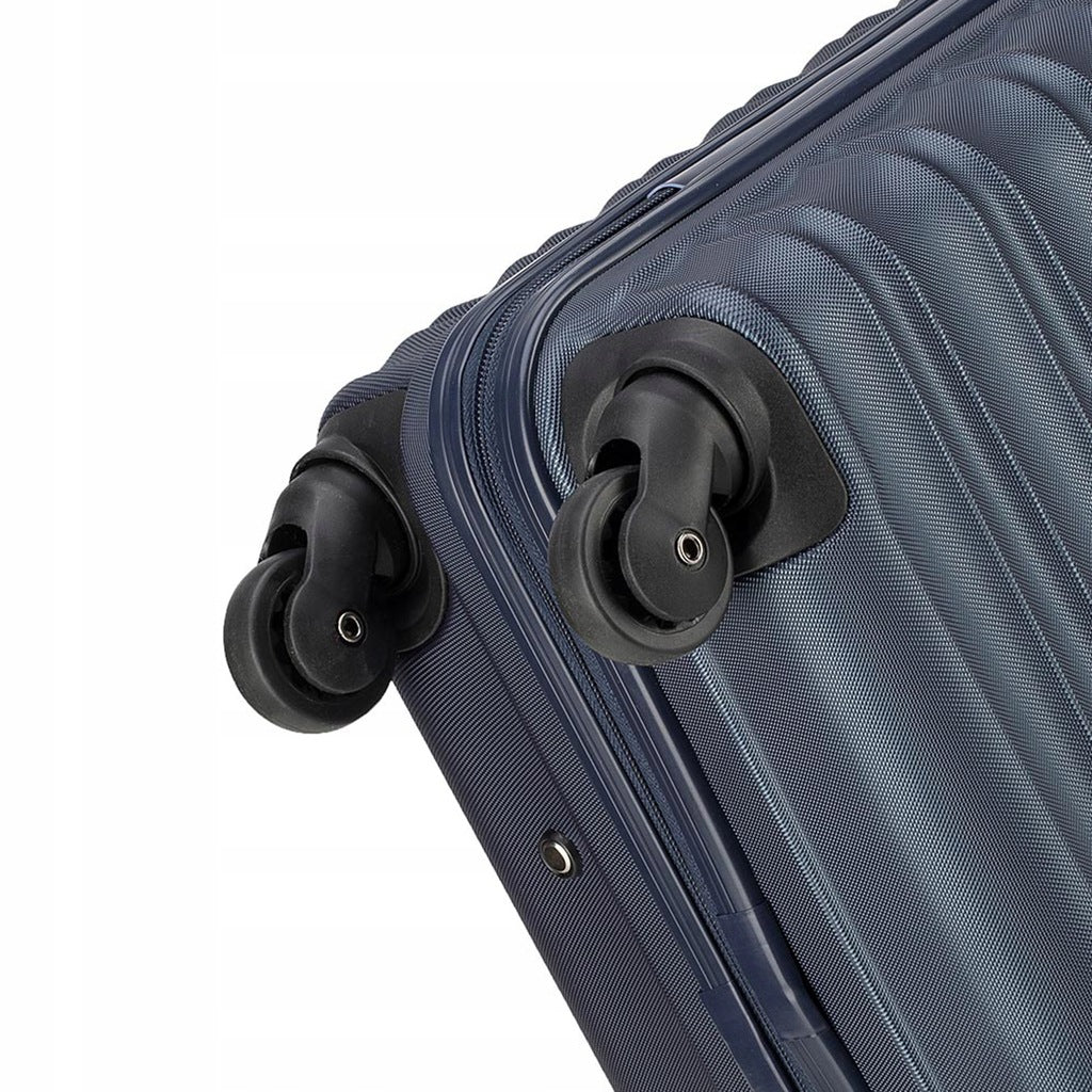 Large suitcase WITTCHEN Groove Line 56-3A-313-91 navy blue Depth (shorter edge) 29 cm