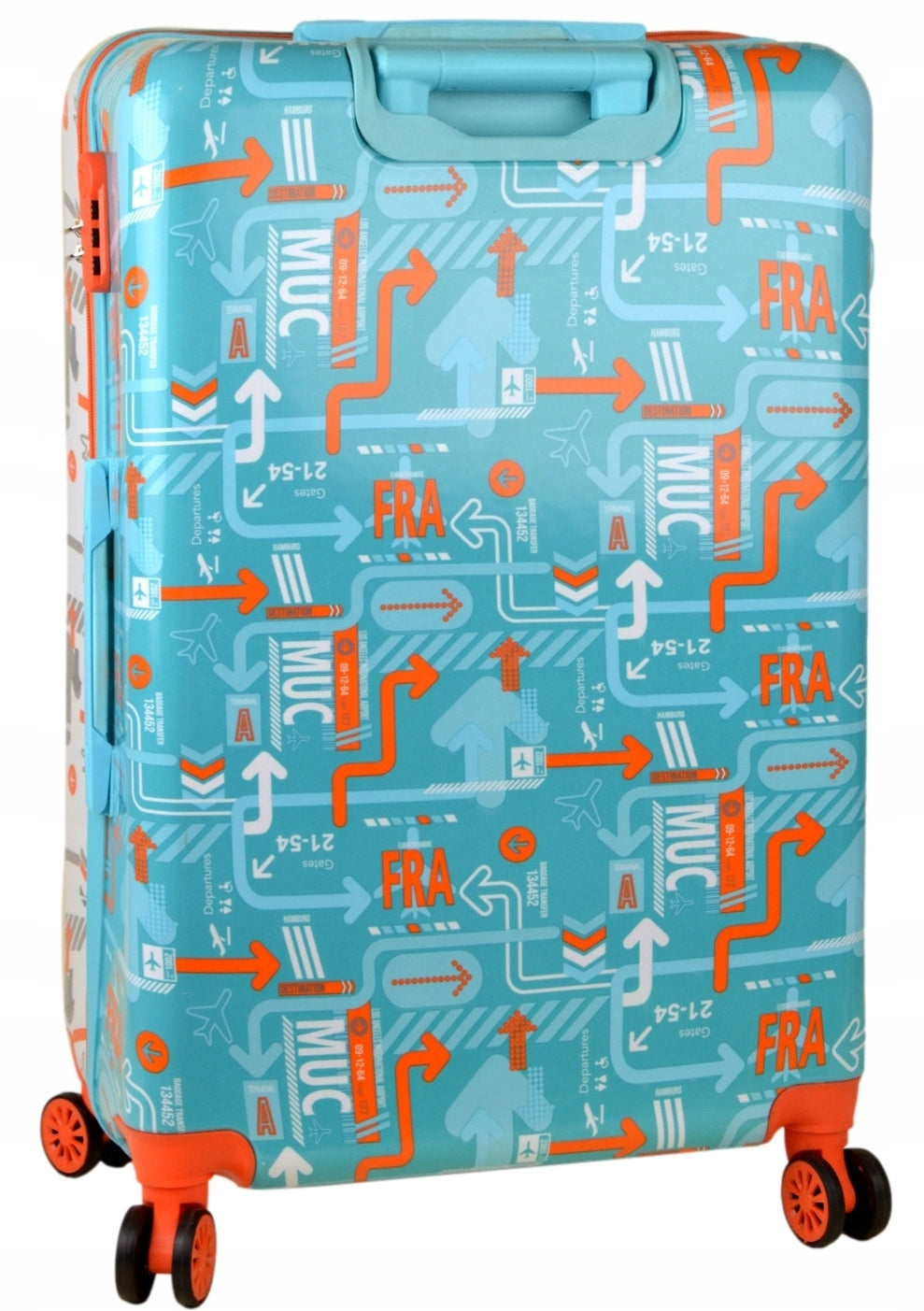 Large suitcase on wheels SUNBAG Fly360 DualColor Height 75 cm