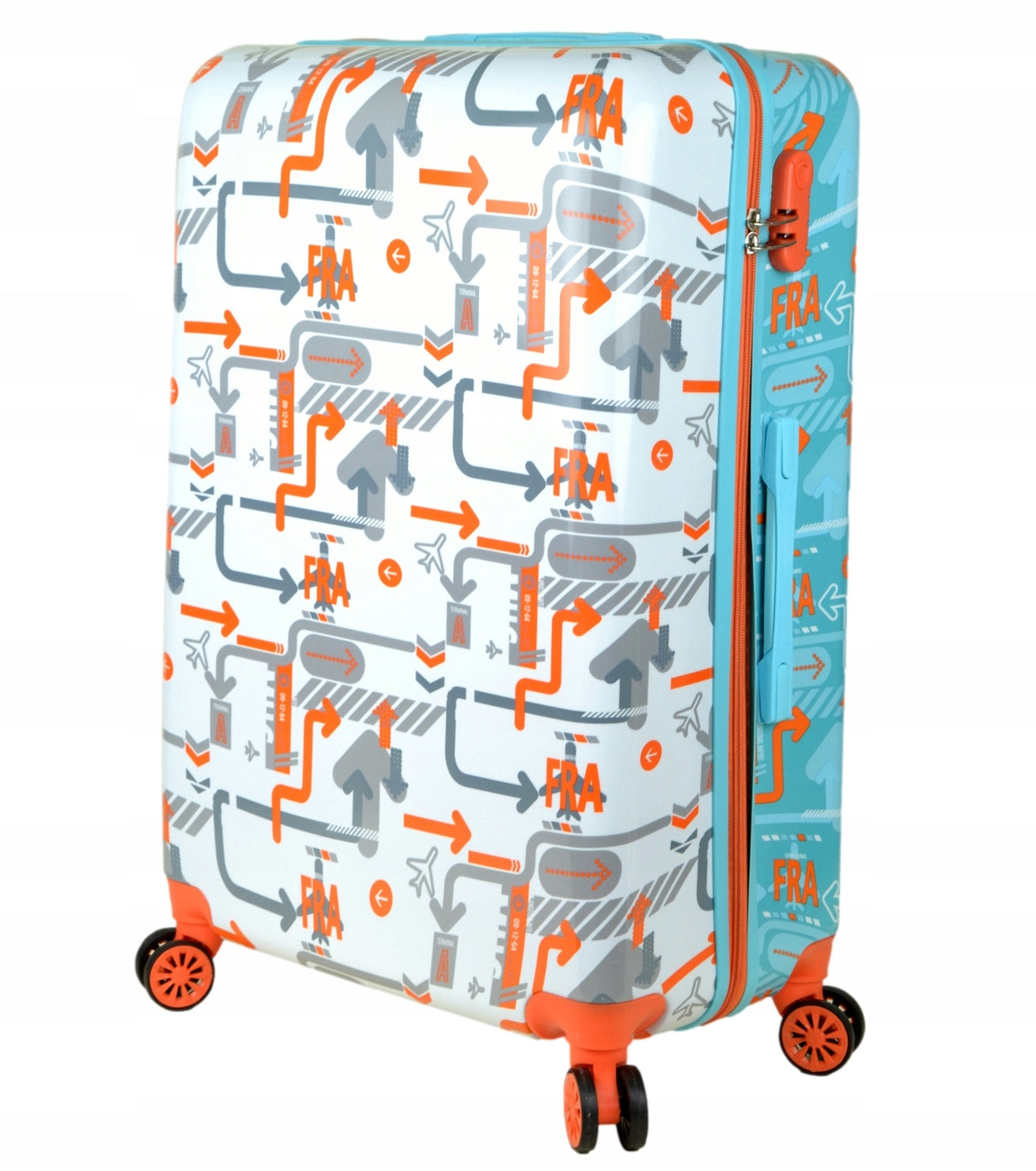 Large suitcase on wheels SUNBAG Fly360 DualColor Width (longer edge) 48 cm