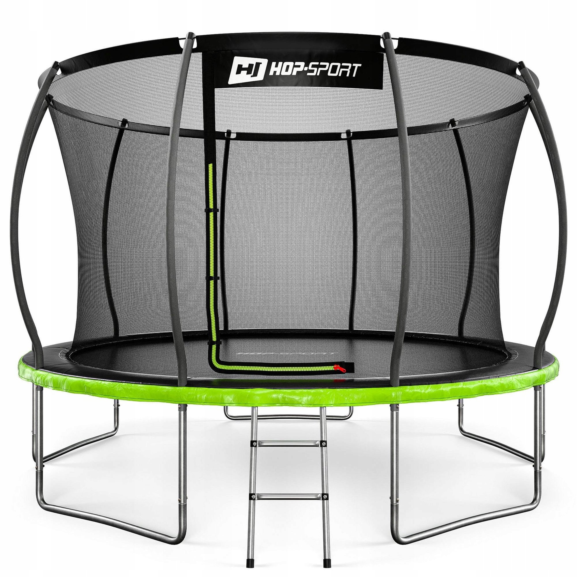 Large trampoline for children 12ft garden 366cm pumpkin ladder sturdy