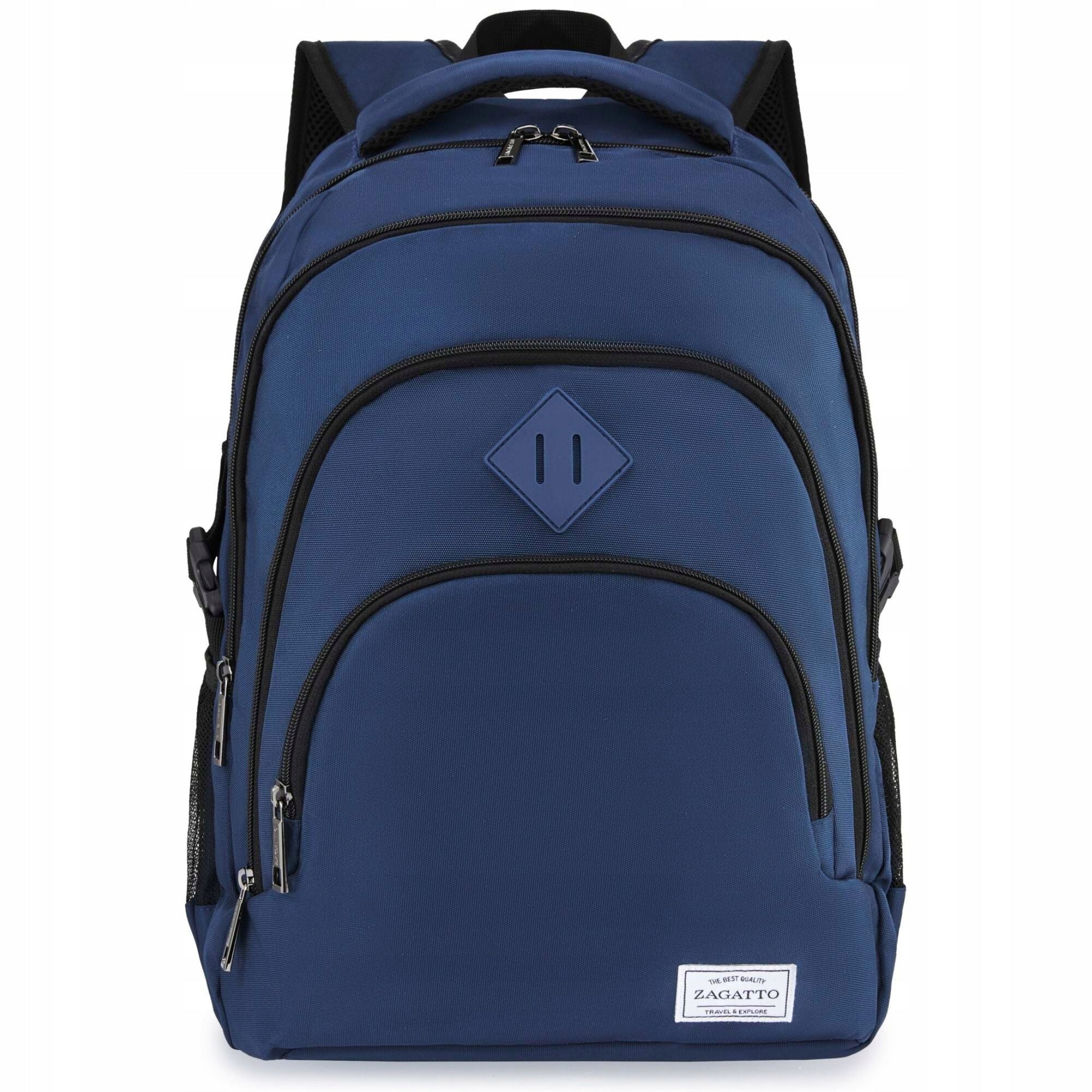 Large women's school backpack roomy with laptop space 17" ZAGATTO Packaging status original