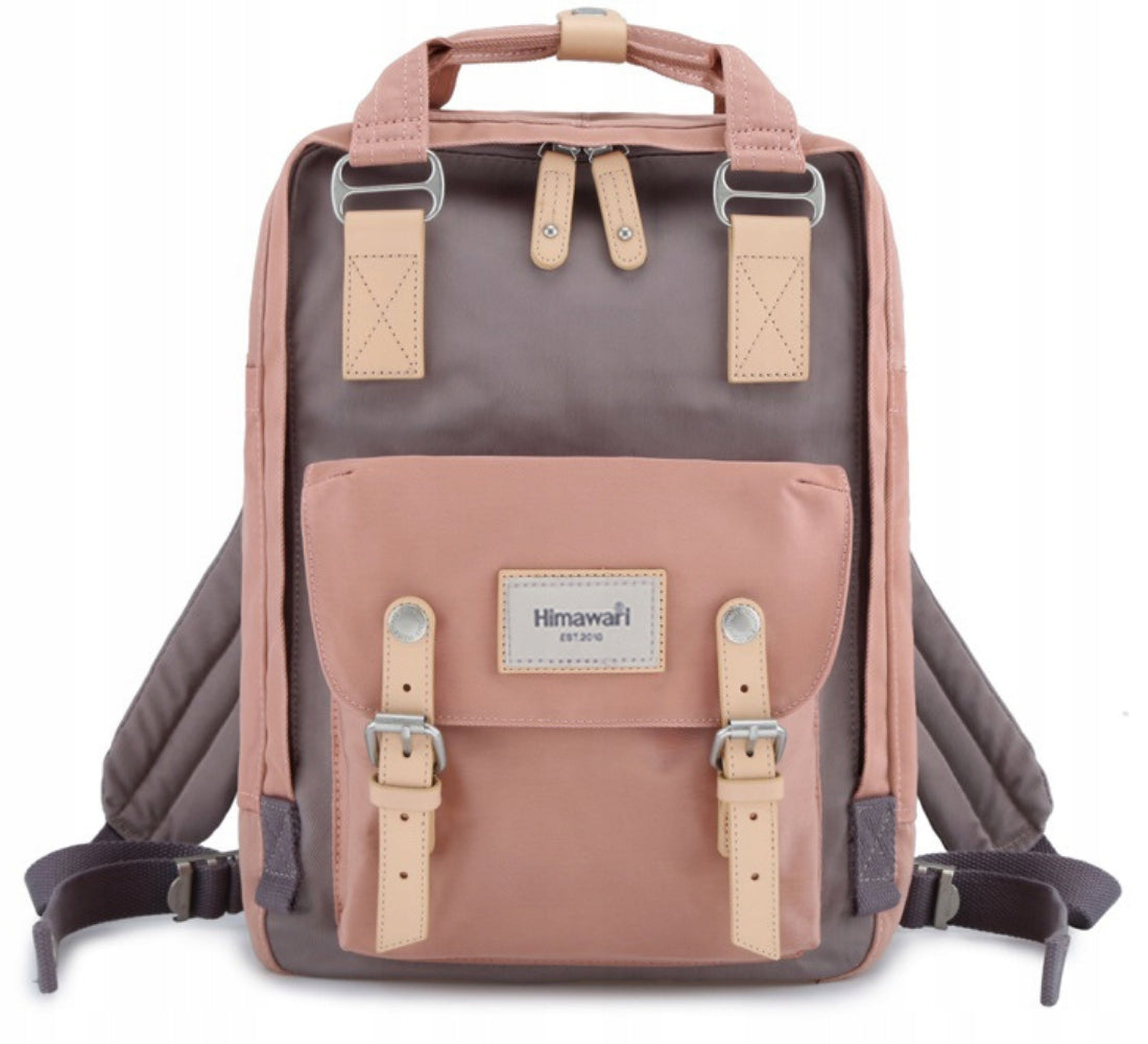 Large youth school backpack Himawari urban roomy for laptop 13,3