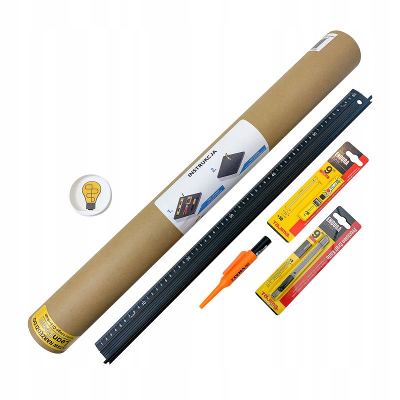 Larger set of tools LeanFoam - unbroken knife, Tajima, Lyra pen