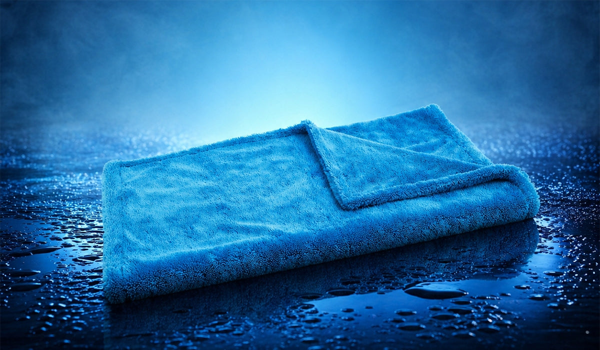 Largest towel for drying XXL Twisted Pile 1200g - 100x60 cm GIANT Packaging status original