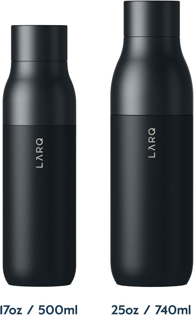 Larq Thermal Bottle Twist Top Unscrewable 500 ml - Black Packaging status original