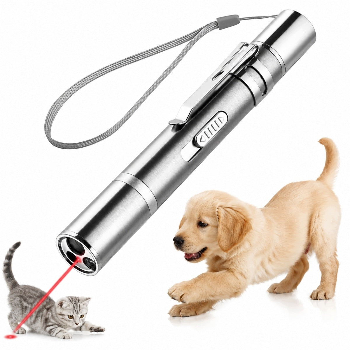 Laser Cat Indicator, Interactive Toy, UV Flashlight
