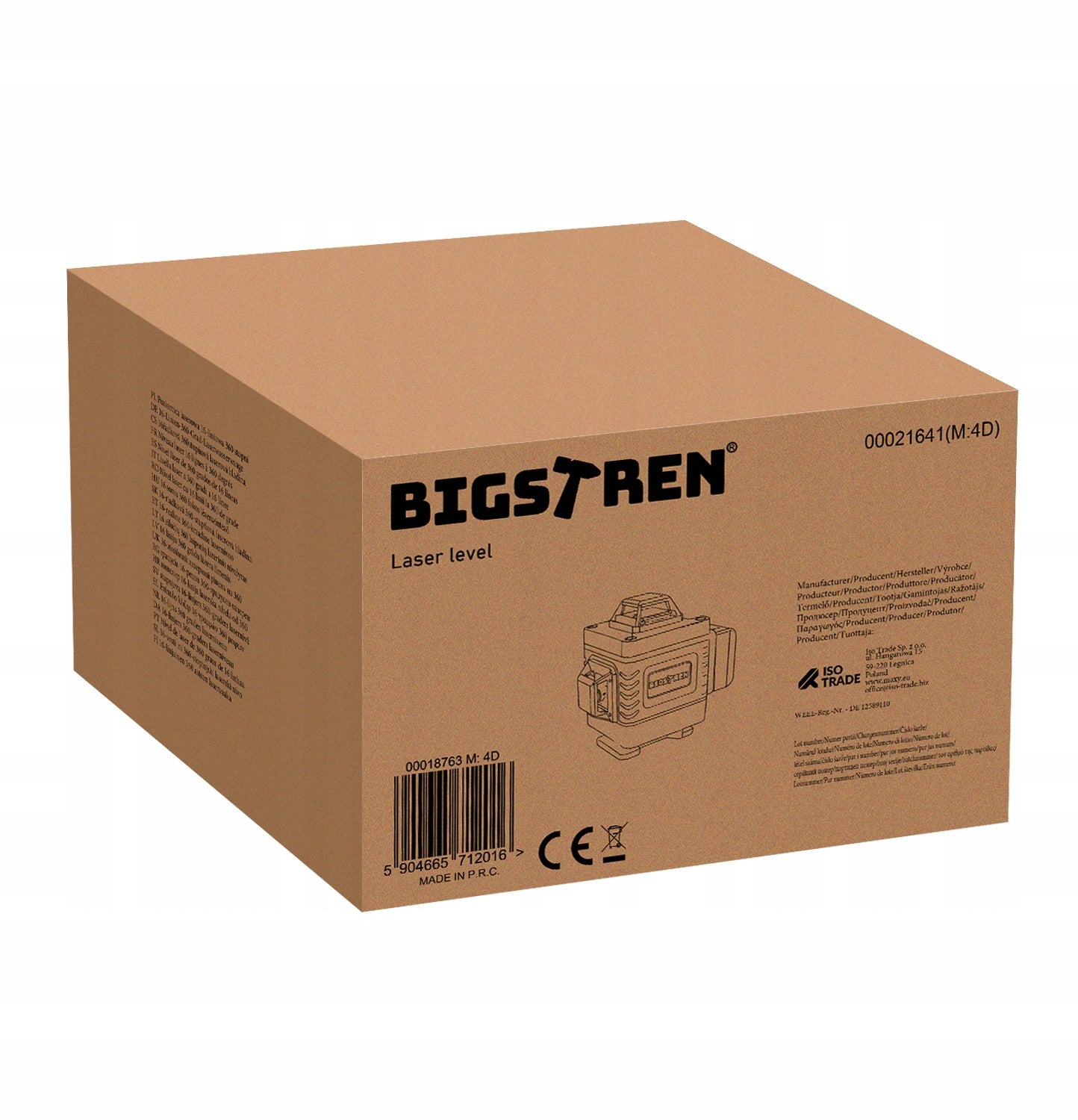 Laser Level 360 Cross Self Leveling 4D Plane Laser EAN (GTIN) 5904665712016