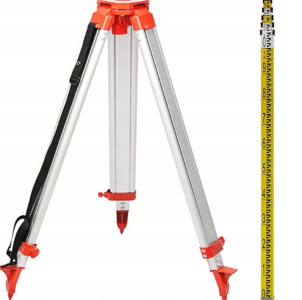 Laser Leveler Rotary Full Set Range 500m Tripod Patch 5m For for exteriors
