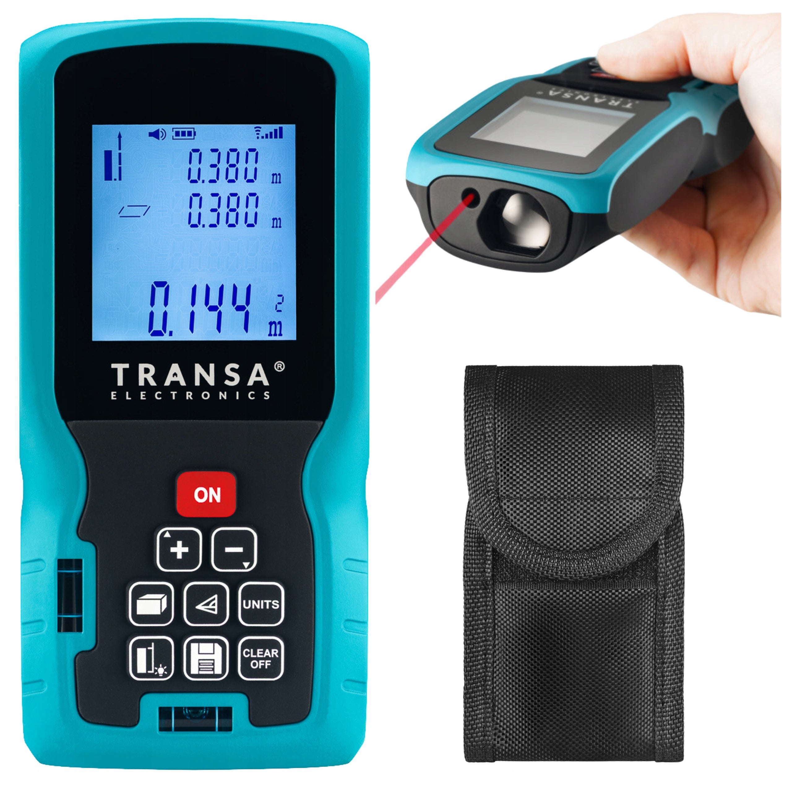 Laser Rangefinder 60M Digital LCD Distance Meter AAA Transa Electronics
