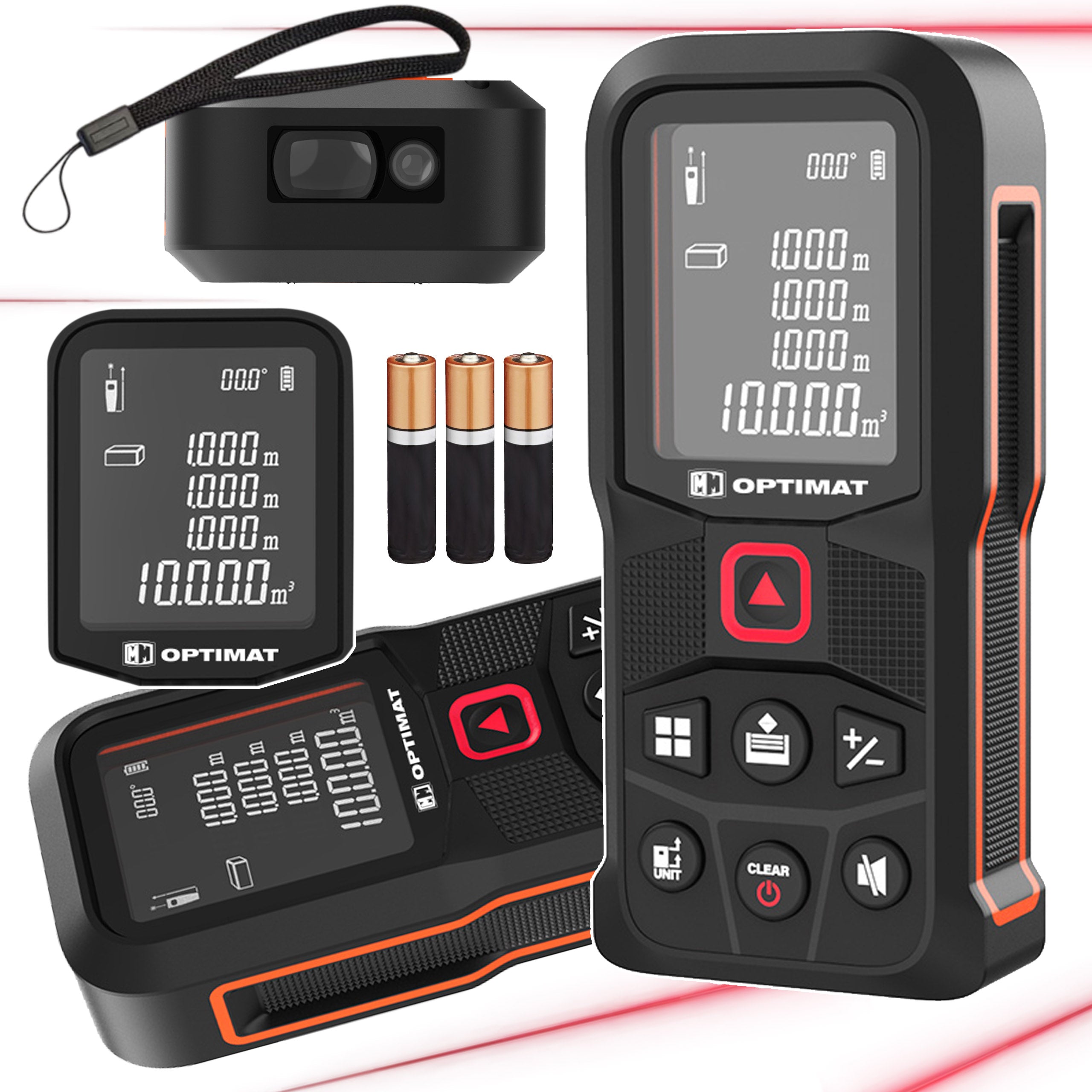 Laser Rangefinder Digital Protractor Measurement 60m Laser Level