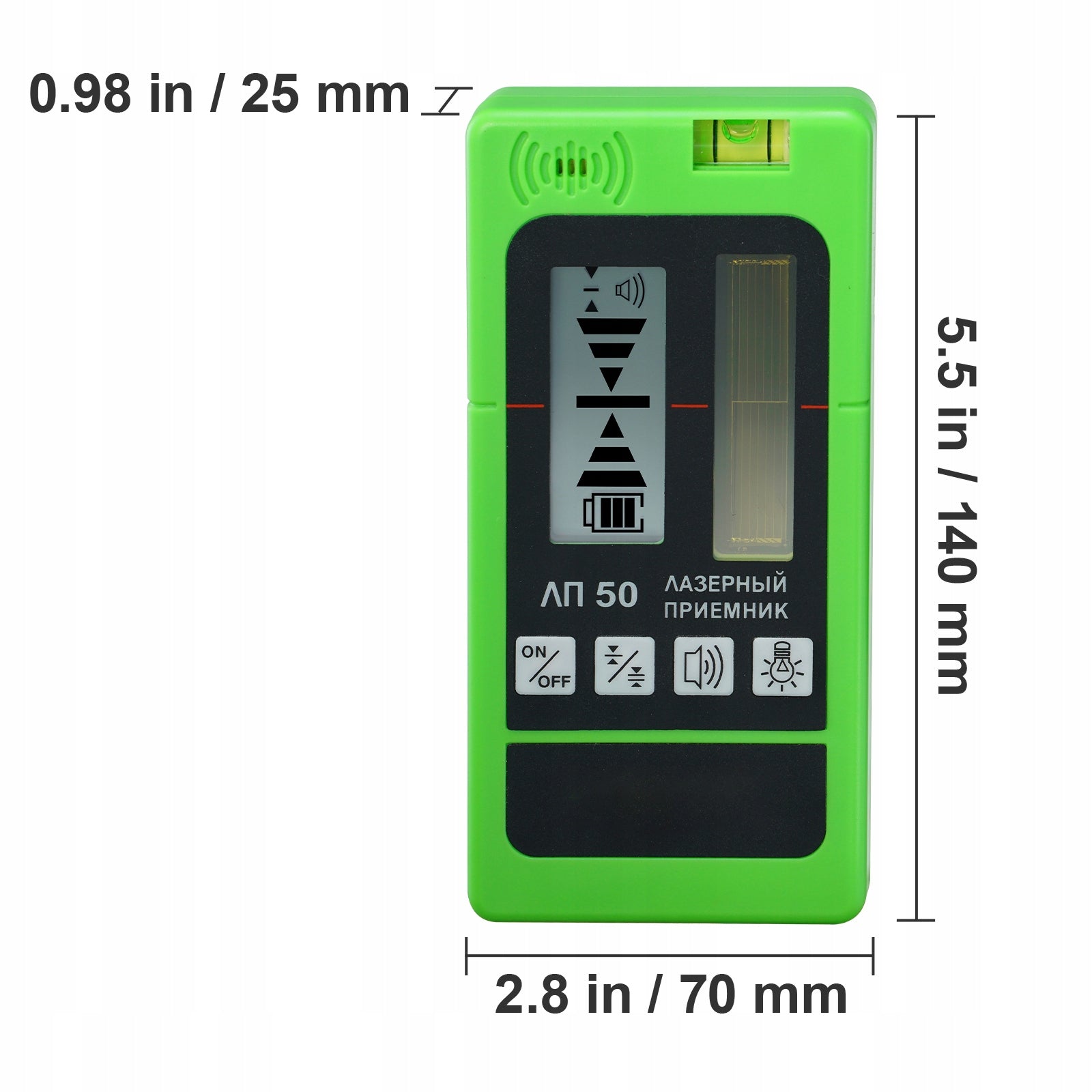 Laser Receiver 0,28KG Dual LCD Display High Accuracy Manufacturer code JGJSQHS200FT58Q