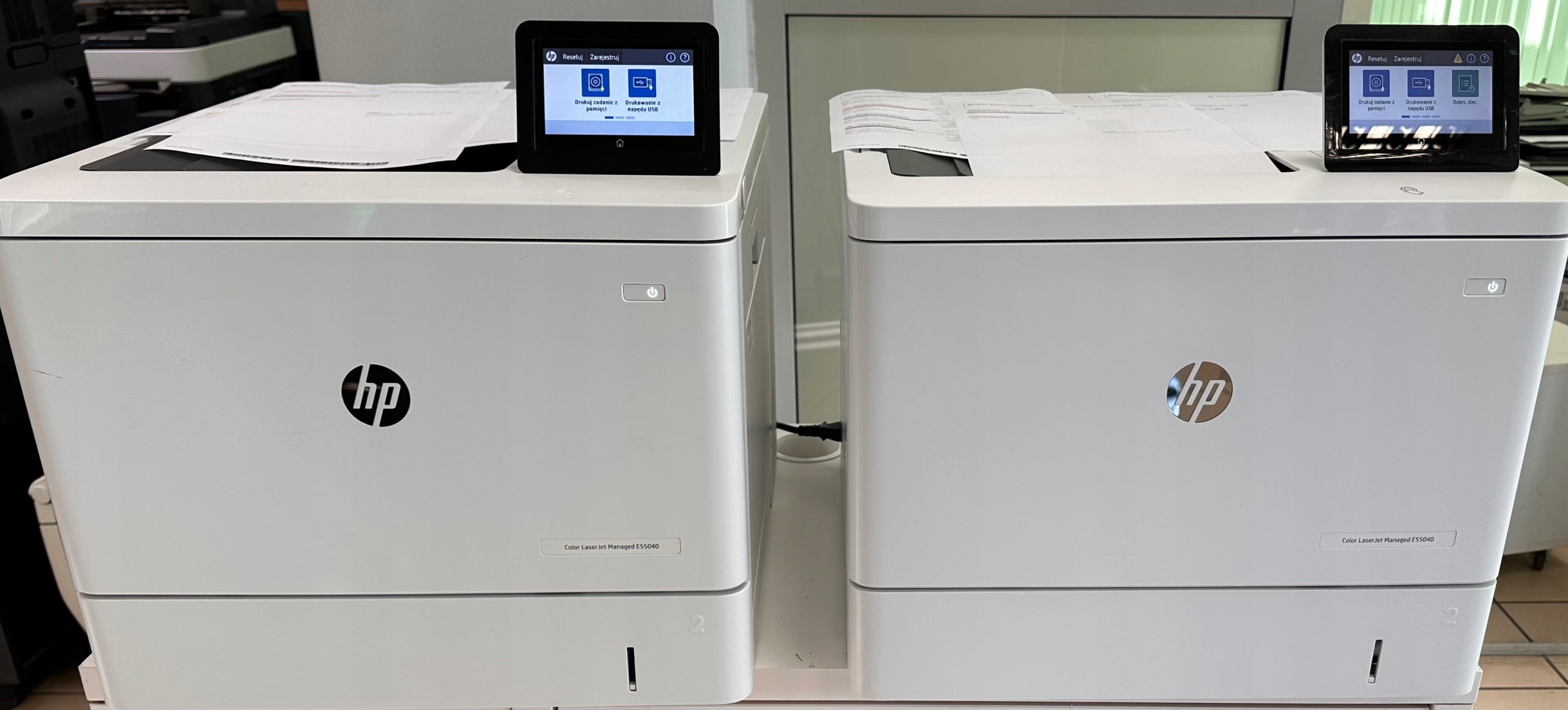 Laser printer (colour) HP E55040dw with a course of 3 thousand prints Manufacturer code 3GX98A