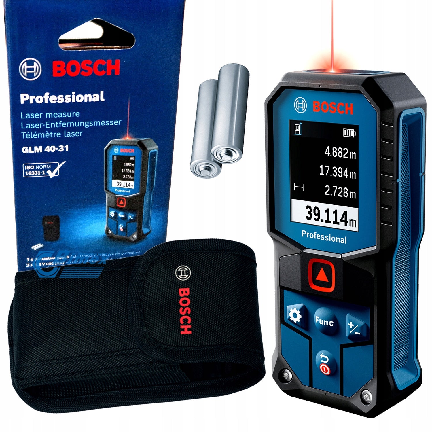 Laser rangefinder 40m Bosch GLM 40-31 IP54 0601075000