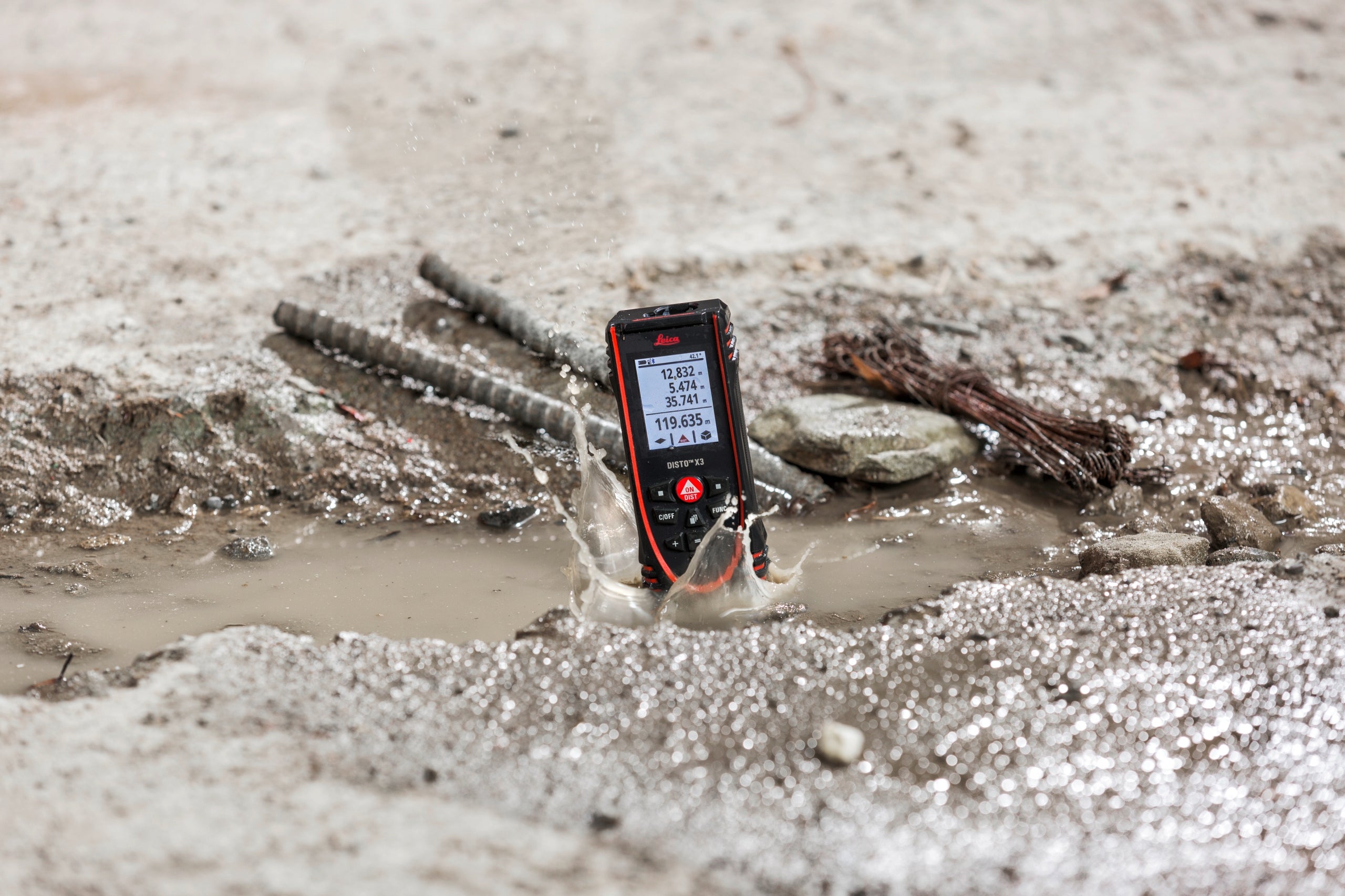 Laser rangefinder Leica Disto X3 [3D, DXF, IP65] Measurement accuracy (+/- mm) 1