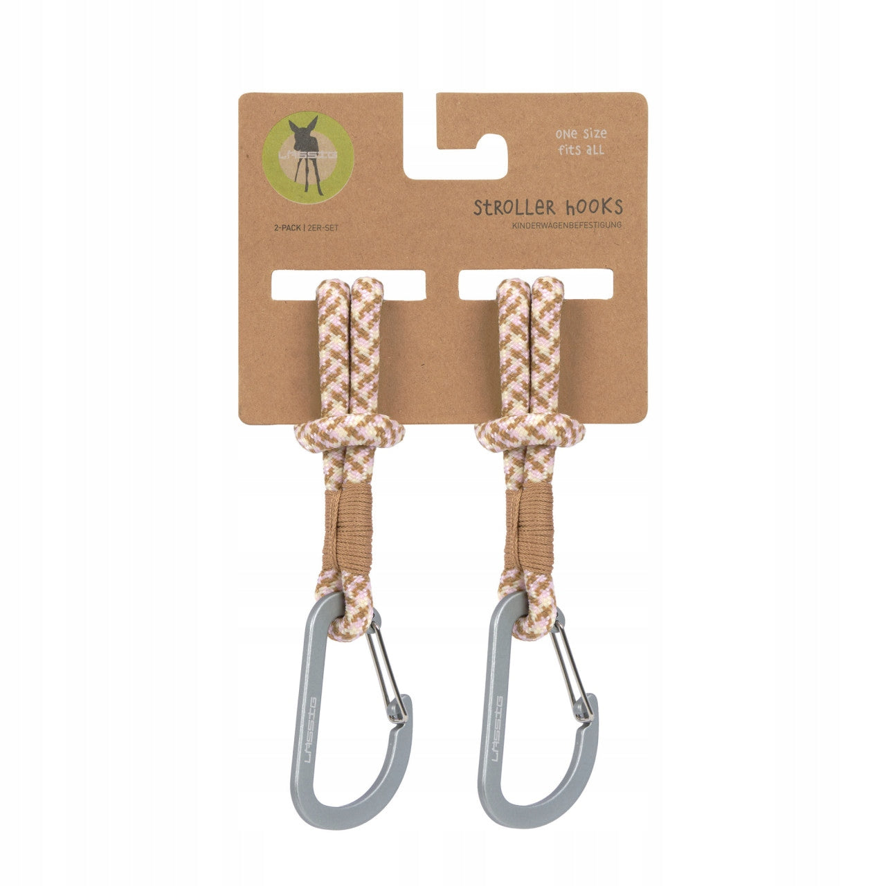 Lassig Casual Label Universal Drawstring Hooks for Stroller Bag 2 Manufacturer code 1107009194